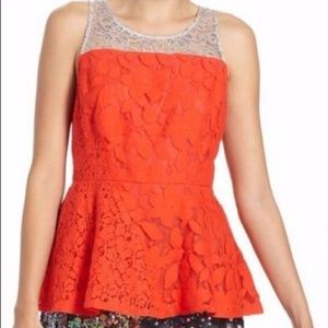 Anthropologie Moulinette Soeurs Glitzen Lace top